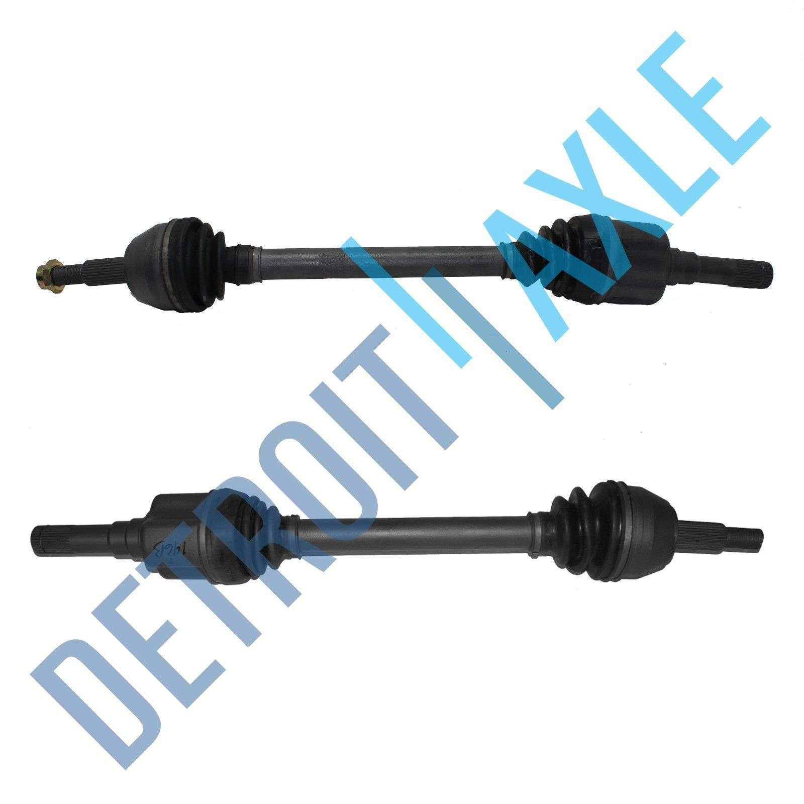 rear driver and passenger cv drive train axle joint shafts - made in the usa - for sale