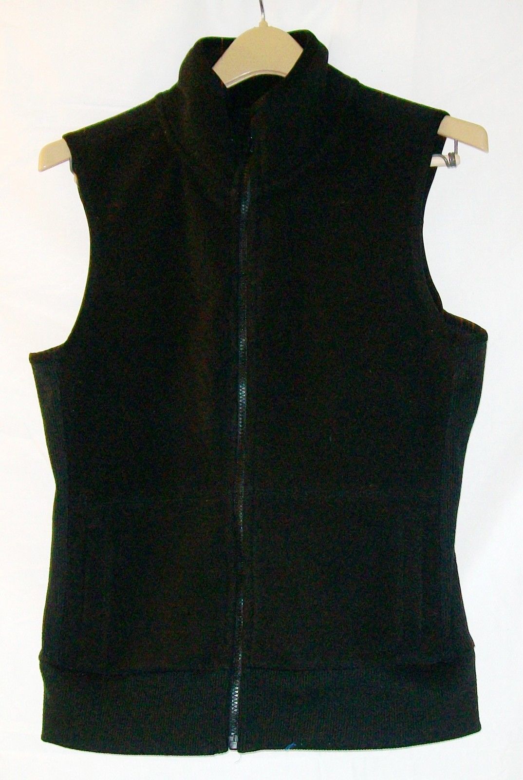 EUC women&#39;s, sz. L, OLD NAVY, black, sleeveless, zippered, vest jacket For Sale - Item #1443601