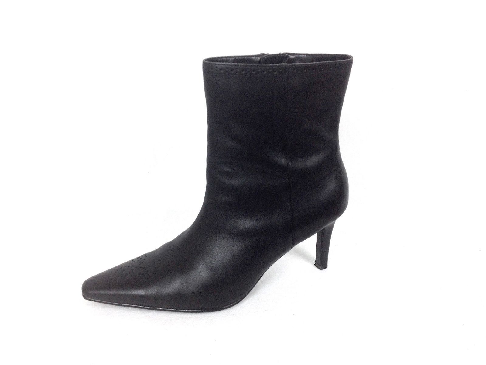 Chaps Shoes 8.5 Womens Black Leather Boots For Sale - Item #1474051